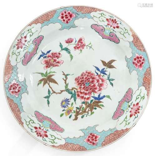 A Famille Rose Decor Charger