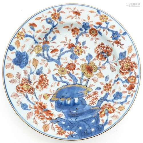 An Imari Decor Plate