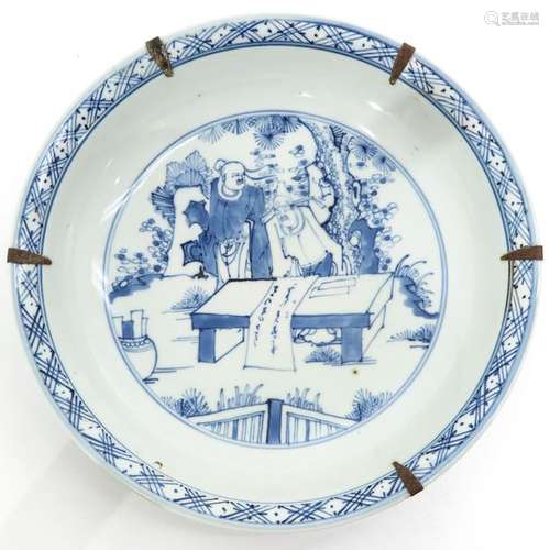 A Blue and White Decor Plates