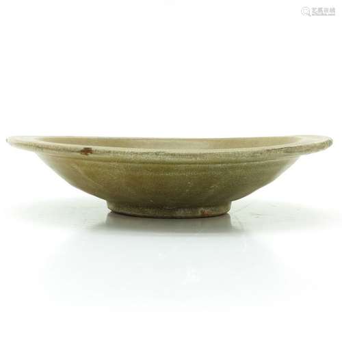 A Brown Stoneware Dish