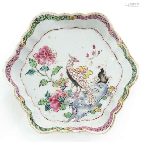 A Famille Rose Decor Small Tray