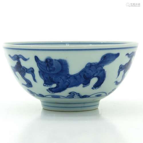 A Blue and White Bowl