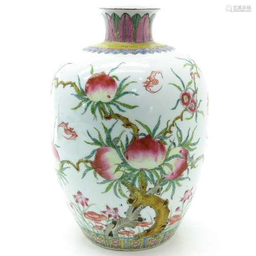 A Polychrome Decor Vase