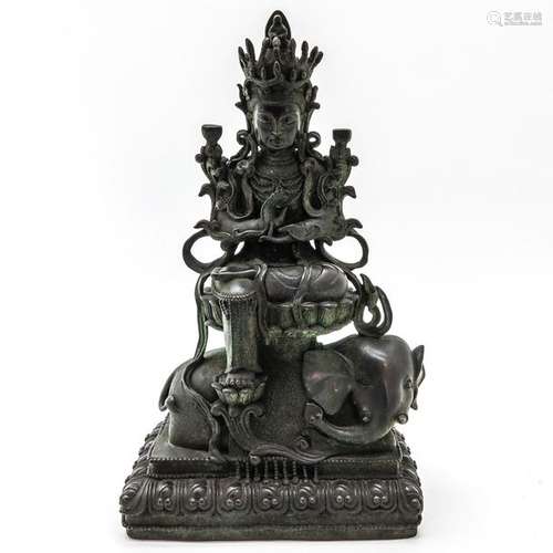 A Bronze Buddha Sculpture