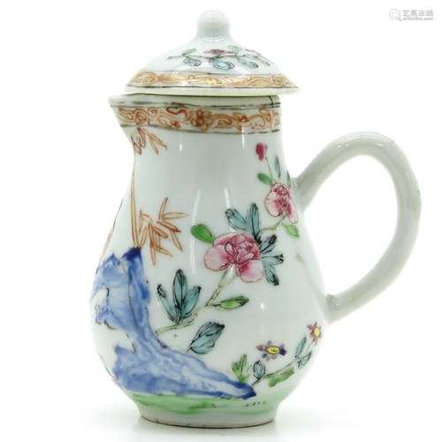 A Small Polychrome Decor Creamer