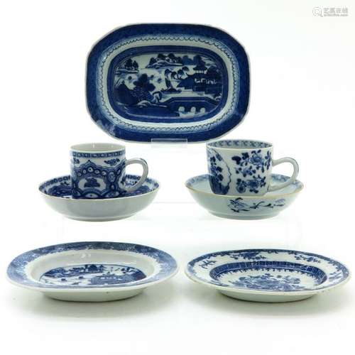 A Collection of Blue and White Porcelain