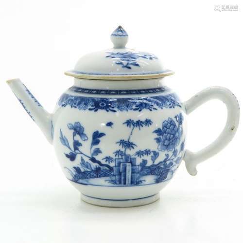 A Blue and White Decor Teapot