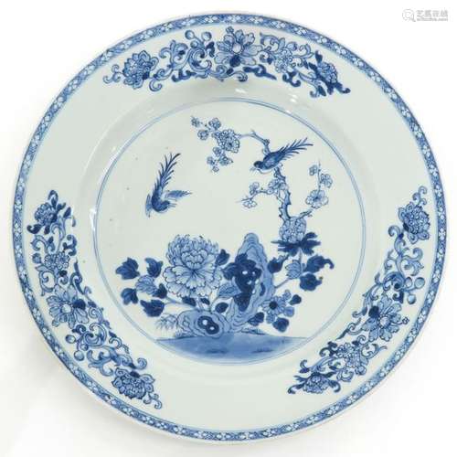 A Blue and White Decor Charger