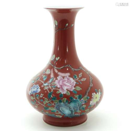 A Floral Decor Vase