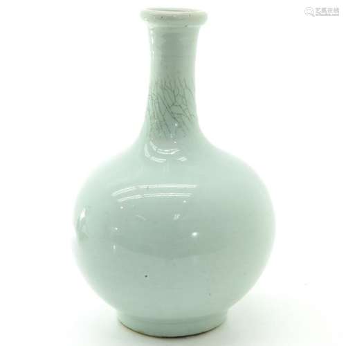 A Celadon Bottle Vase