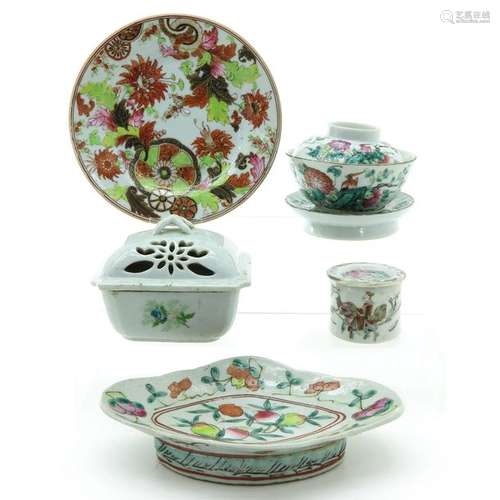 A Diverse Collection of Porcelain Items