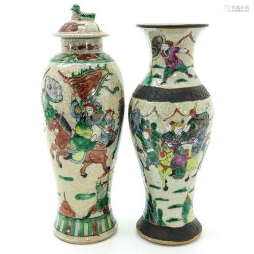 Two Nanking Vases