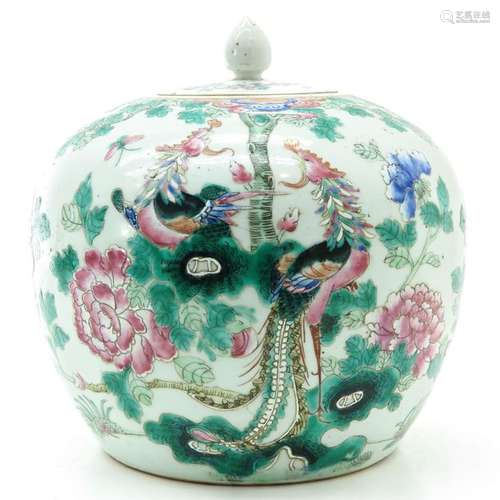 A Famille Rose Decor Ginger Jar