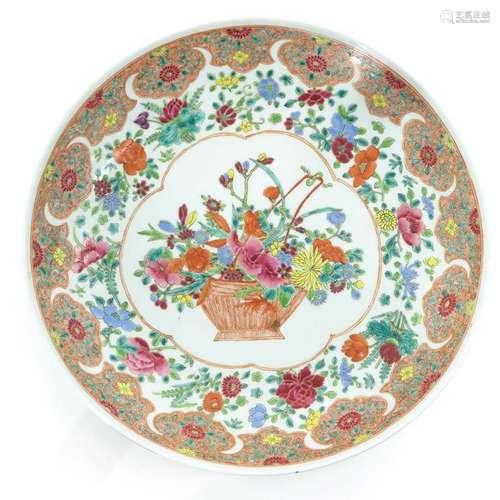 A Famille Rose Decor Charger