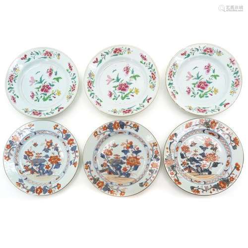 A Collection of Six Plates