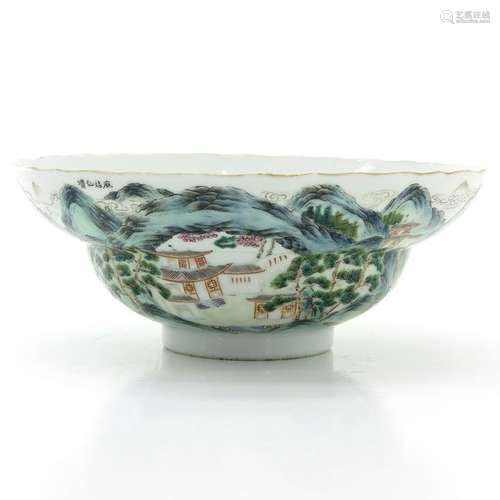 A Polychrome Decor Bowl