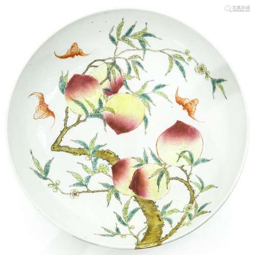 A Peach Decor Plate