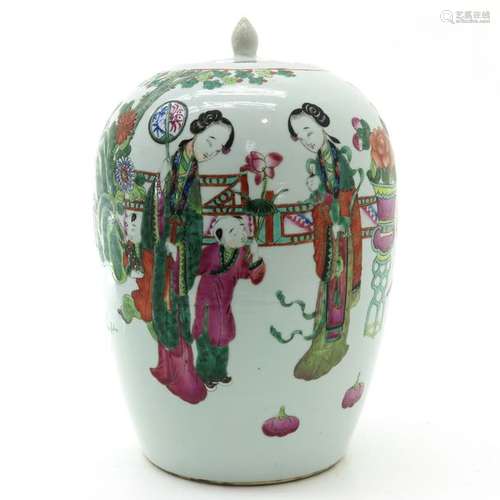 A Famille Rose Decor Ginger Jar