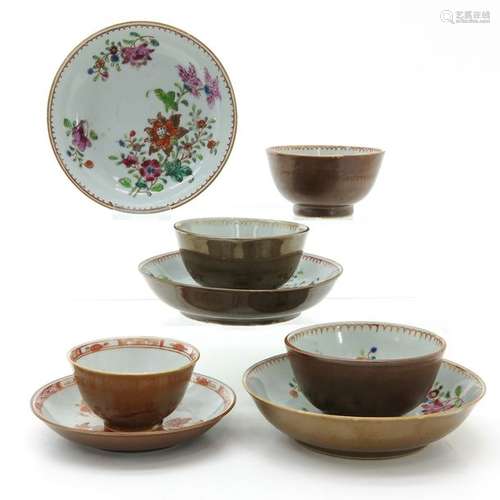 A Diverse Collection of Cups and Saucers