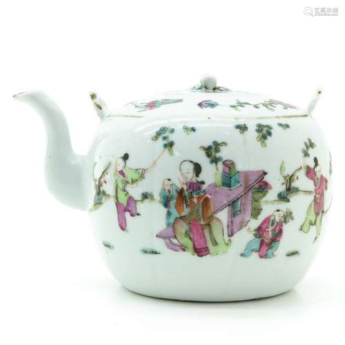 A Famille Rose Teapot