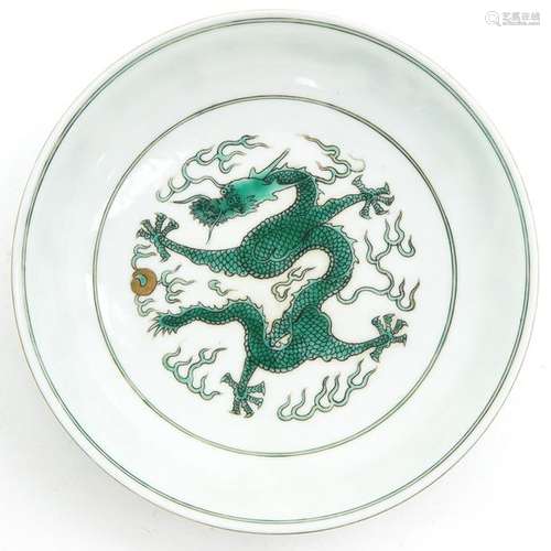 A Dragon Decor Plate