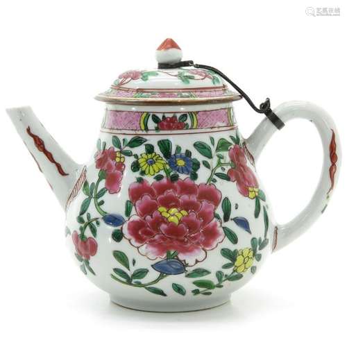 A Famille Rose Teapot