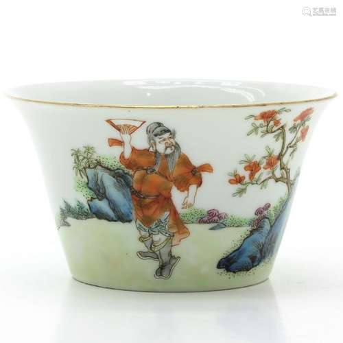 A Polychrome Decor Cup