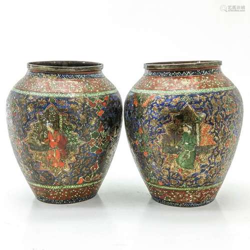 Two Cloisonne Vases