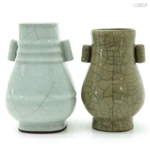 Two Hu Vases