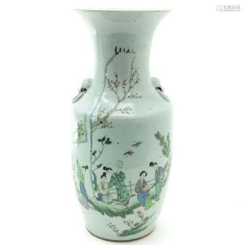 A Qianjiang Cai Decor Vase