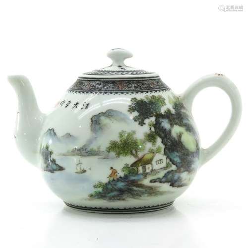 A Polychrome Decor Teapot