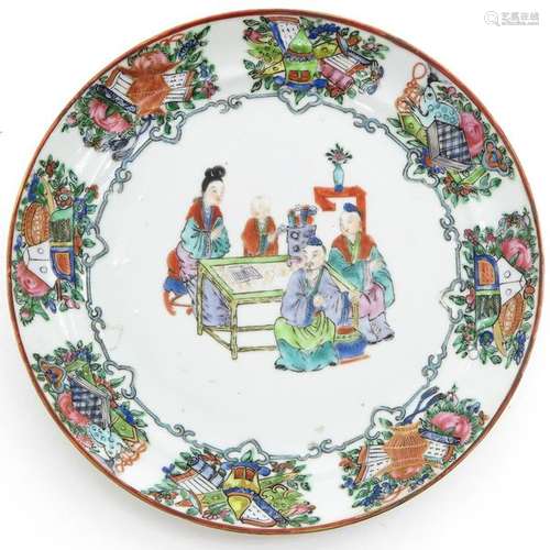 A Polychrome Decor Plate