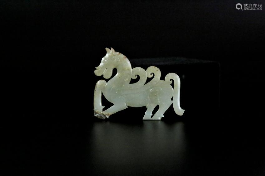 A White Jade Horse Pendant Deal Picture - Jade Horse Pendant A White Jade Horse Pendant Deal Picture - Jade Horse Pendant