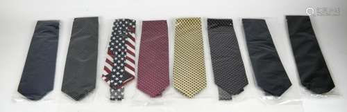 Lot of 8 Assorted Silk Neckties