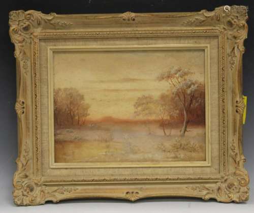 EARLY 20TH C. OIL ON BOARD, UNSIGNED