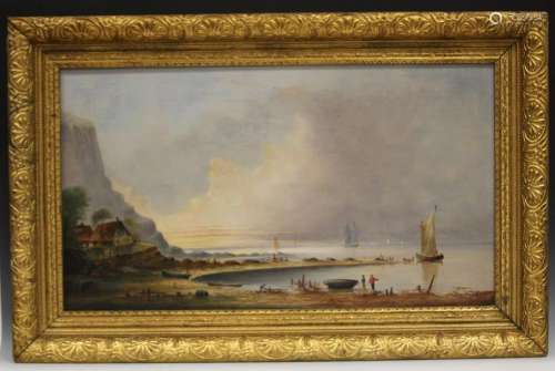 CHARLES D. SHED (B. 1818), OIL ON CANVAS
