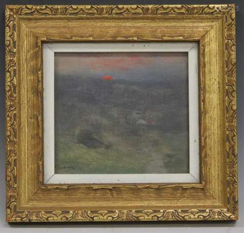 C.B. COMON, OIL ON BOARD