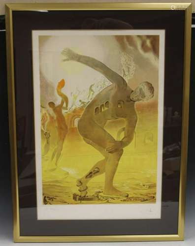 SALVADOR DALI, LITHOGRAPH, PENCIL SIGNED, AP