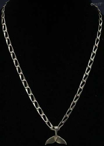 14KT YELLOW GOLD CHAIN NECKLACE W/ PENDANT