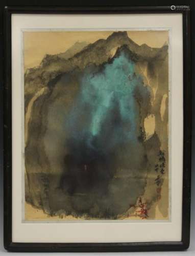 MANNER OF ZHANG DAQIAN (1899-1983), WATERCOLOR