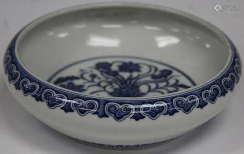 CHINESE  BLUE & WHITE BOWL