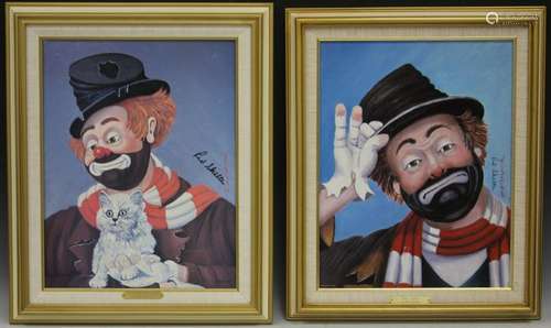 LOT OF (4) RED SKELTON FRAMED REPRODUCTIONS W/ COA