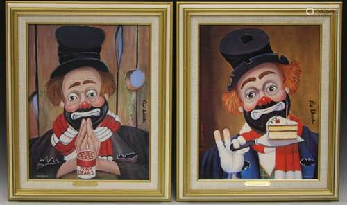 LOT OF (4) RED SKELTON FRAMED REPRODUCTIONS W/ COA