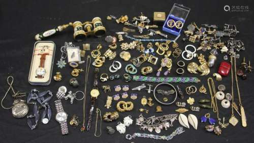 LOT OF ASSORTED VINTAGE COSTUME JEWELRY