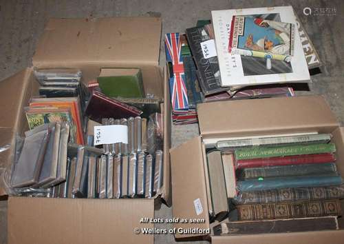 A quantity of books, assorted subjects.