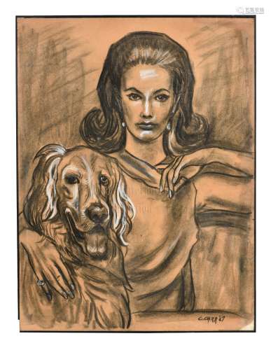 LADY AND DOG' SKETCH