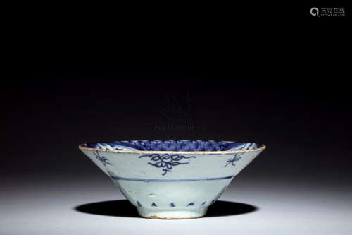 BLUE AND WHITE BOWL