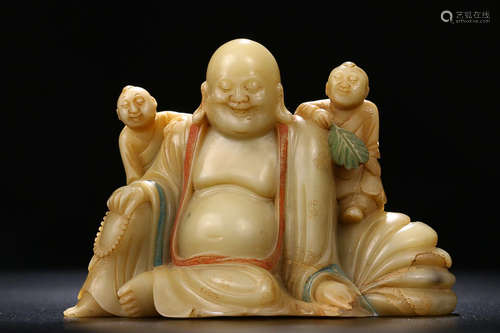 SHOUSHAN STONE BUDDHA ORNAMENT