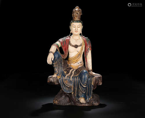 XIANGZHANG WOOD GUANYIN ORNAMENT