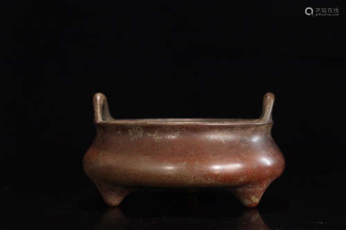 BRONZE TRIPOD CENSER